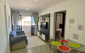 Apto Novo, Completo - 2 quartos - Vista Mar - Localização Privilegiada - 80m da praia